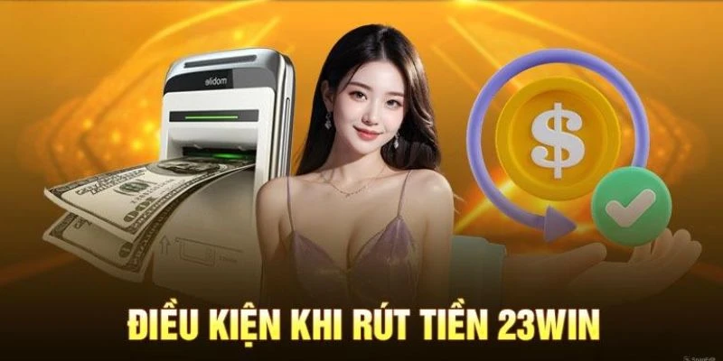 Các điều kiện bạn phải nắm vững khi rút tiền 23WIN