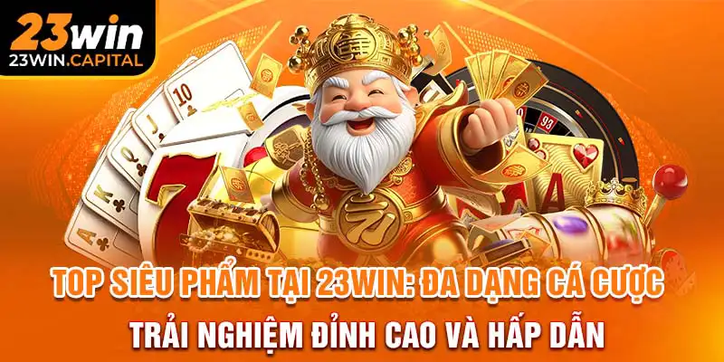 Top siêu phẩm tại 23WIN: Đa dạng cá cược, trải nghiệm đỉnh cao và hấp dẫn